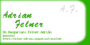 adrian felner business card